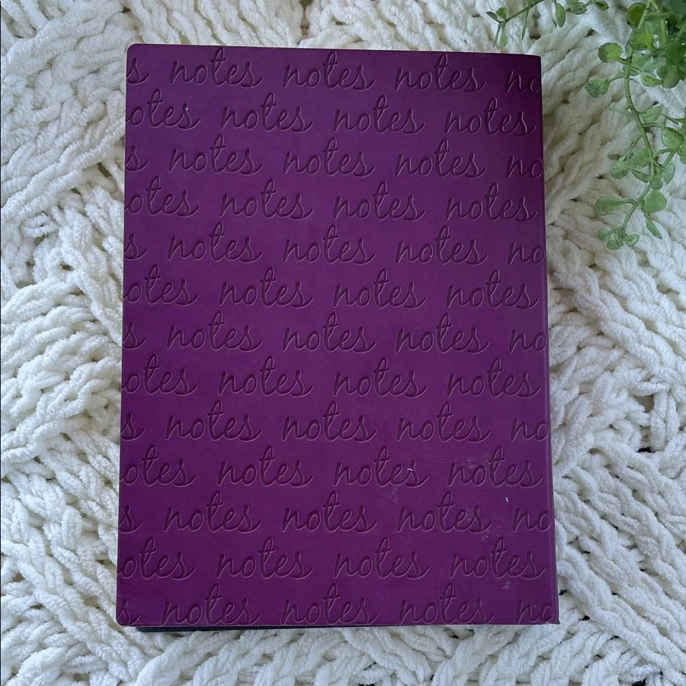Eccolo World Traveler Purple Notes Notebook 5 X 7